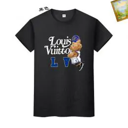 louis vuitton lv t-shirt manches courtes pour unisexe s_1217633